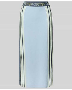 Marc Cain Midirock aus Lyocell-Mix - Blau