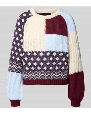 Vero Moda Pullover mit Ballonärmeln Modell 'VMKRISTIN' - Weiß