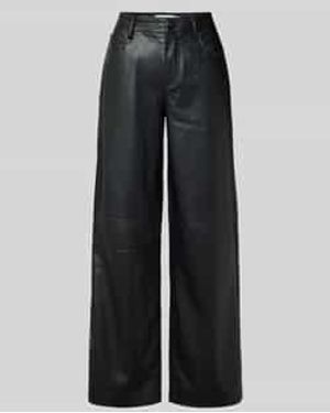 Vila Wide Fit Stoffen Broek - Zwart