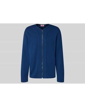 KENZO Sweatjacke mit Reißverschluss - Blau
