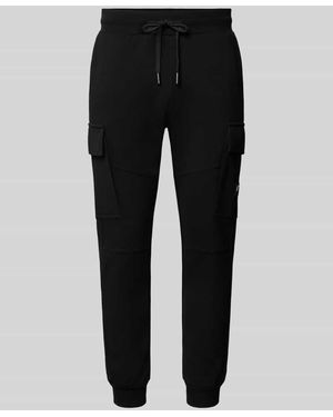 Antony Morato Regular Fit Sweatpants mit Cargotaschen - Schwarz