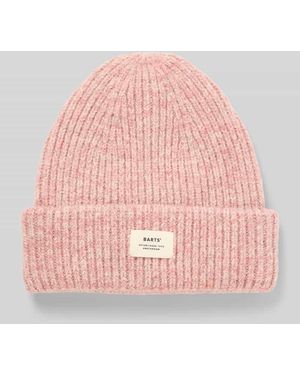 Barts Mütze in Strick-Optik Modell 'Owlet' - Pink