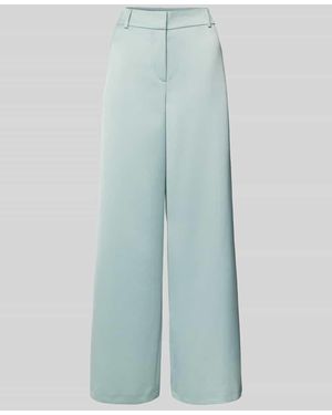 Jake*s Wide Leg Stoffhose mit Gürtelschlaufen - Blau