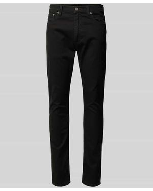 Levi's Jeans mit unifarbenem Design Modell "512 NIGHTSHINE" - Schwarz