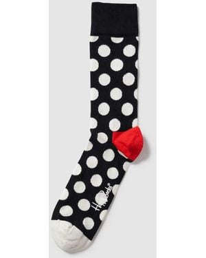 Happy Socks Socken mit Polka Dots Modell 'BIG DOT' - Weiß