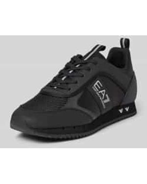EA7 Sneakers Met Treklus, Model & Carbon' - Zwart