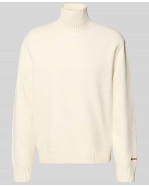 Jack & Jones Strickpullover mit gerippten Abschlüssen Modell 'NORREBRO' - Natur