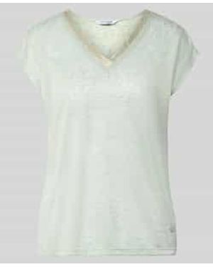 ZABAIONE T-Shirt Van Viscosemix Model 'Sa44Ylor' - Groen