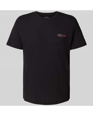 Tommy Hilfiger Regular Fit T-Shirt aus reiner Baumwolle - Schwarz