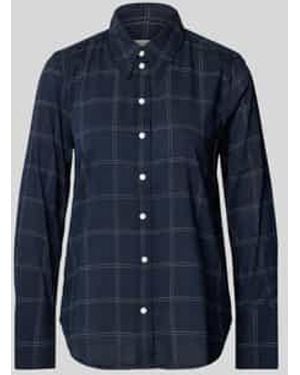 Tom Tailor Regular Fit Overhemdblouse Van Katoenmix - Grijs