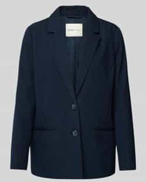 Tom Tailor Regular Fit Blazer Met 2-knoopssluiting - Blauw