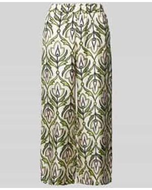 Weekend by Maxmara Loose Fit Broek Met Motiefprint - Meerkleurig