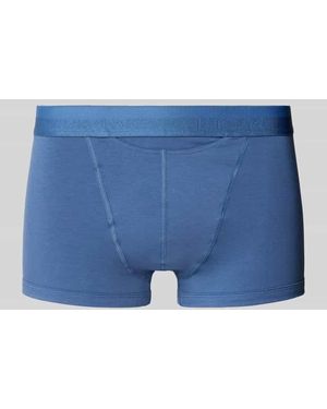 Hom Trunks mit Label-Bund - Blau