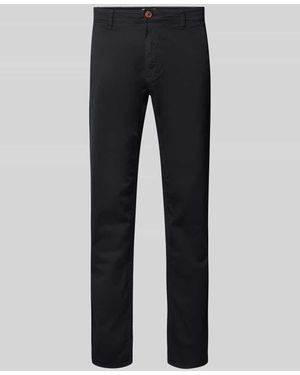 Blend Regular Fit Chino mit Eingrifftaschen Modell 'MADDOX' - Blau