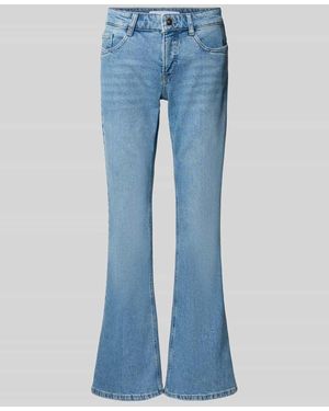 M·a·c Flared Jeans mit 5-Pocket-Design - Blau
