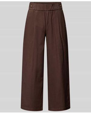 Buena Vista Culotte aus Viskose-Mix mit Knopfverschluss Modell 'Martinique' - Braun