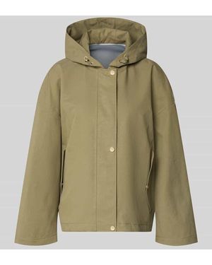 G Lab Jacke mit Kapuze und versiegelten Nähten Modell 'ELLE' - Grün