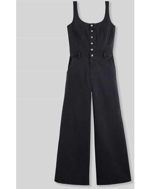 Levi's Regular Fit Jumpsuit aus reiner Baumwolle Modell 'AUDRA SEAMED JUMPSUIT' - Blau