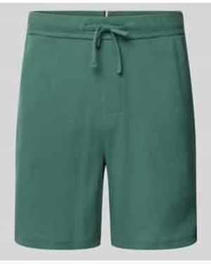 Christian Berg Men Regular Fit Sweatpants Met Structuurmotief - Groen