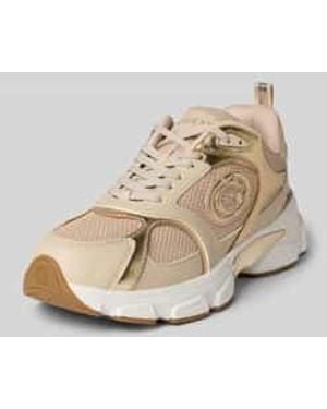 Guess Sneakers Met Contrastgarnering En Logostitching - Naturel