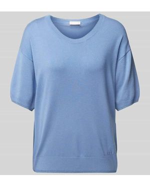 Liu Jo Strickpullover mit Rundhalsausschnitt - Blau