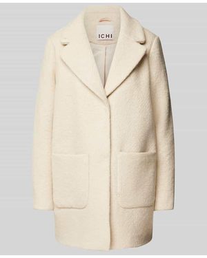 Ichi Mantel Mit Aufgesetzten Taschen Modell 'Stipa' - Natur