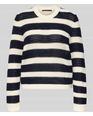 Windsor. Strickpullover aus Schurwoll-Kaschmir-Mix - Blau