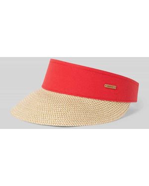 Barts Visor Cap mit Label-Detail Modell 'Vesder' - Rot