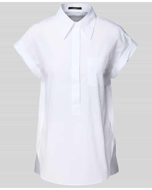 Windsor. Regular Fit Blusenshirt Mit Brusttasche - Weiß