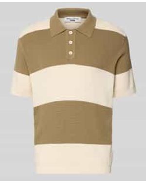 Marc O' Polo Regular Fit Poloshirt Van Puur Katoen - Naturel
