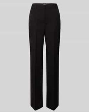B.Young Straight Fit Pantalon Met Persplooien - Zwart
