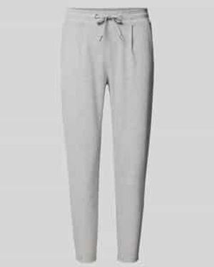 Ichi Sweatpants Met Verkorte Pasvorm - Grijs