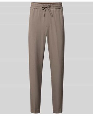 Lindbergh Relaxed Fit Sweatpants mit Viskose-Anteil - Natur
