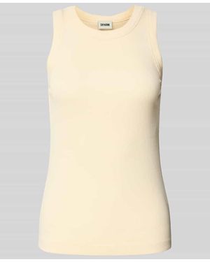 DRYKORN Tanktop mit gerippten Abschlüssen Modell 'OLINA' - Natur