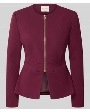 Rinascimento Kurzblazer mit Label-Detail - Lila