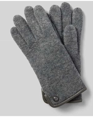 Roeckl Sports Walkhandschuhe aus reiner Schurwolle - Grau