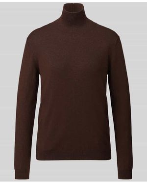 Weekend by Maxmara Relaxed Fit Pullover aus Seiden-Woll-Mix Modell 'KIKU' - Braun