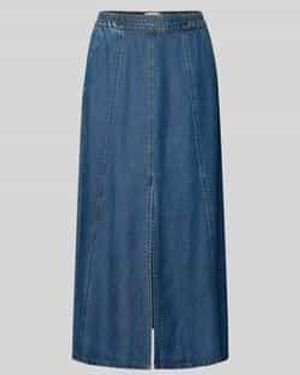 Freequent Spijkerrok Met Elastische Tailleband Model 'Milo' - Blauw