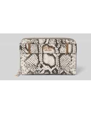 Guess Portemonnee Met Labeldetail - Grijs