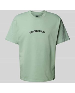 Dickies T-Shirt mit Label-Print - Grün