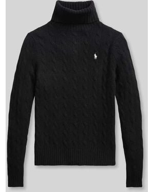 Polo Ralph Lauren Kaschmirpullover mit Rollkragen - Schwarz