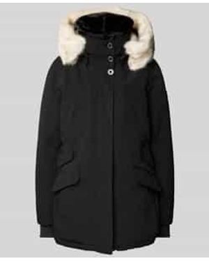 Wellensteyn Parka Met Imitatiebont - Zwart
