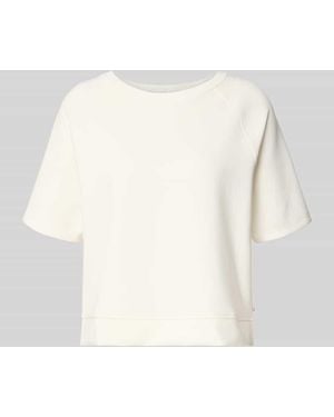 Brax Regular Fit Sweatshirt aus Viskose-Mix Modell 'Bailee.S' - Weiß