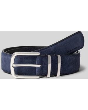 Tom Tailor Gürtel aus Wildleder - Blau