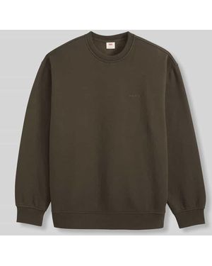 Levi's Relaxed Fit Sweatshirt aus reiner Baumwolle - Grün