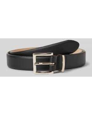WEINMANN Leren Riem Met Doornsluiting, Model 'Seta' - Grijs