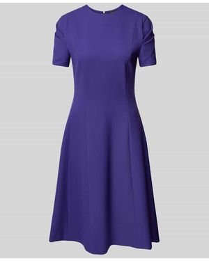 Marc Cain Knielanges Kleid Mit Raffungen - Lila