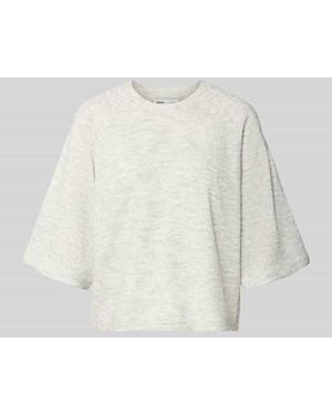 ONLY Regular Fit Pullover mit 3/4-Ärmeln Modell 'SIMONI' - Weiß