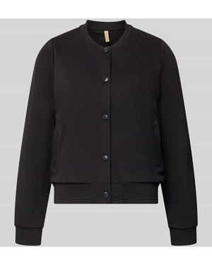 Soya Concept Regular Fit Sweatjacke mit Viskose-Anteil Modell 'SC-DANIELA 11' - Schwarz