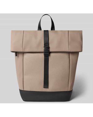 Joop! Rucksack mit gummiertem Boden Modell 'lanciano' - Natur